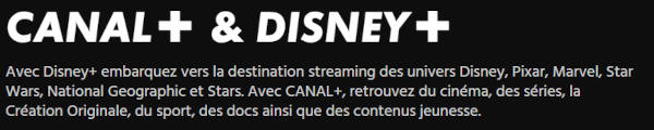 French VOD platform Canal+ offers exclusive access to Disney+