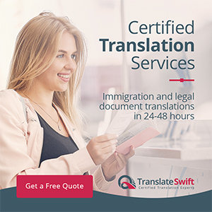 Ue TranslateSwift for your certified translations